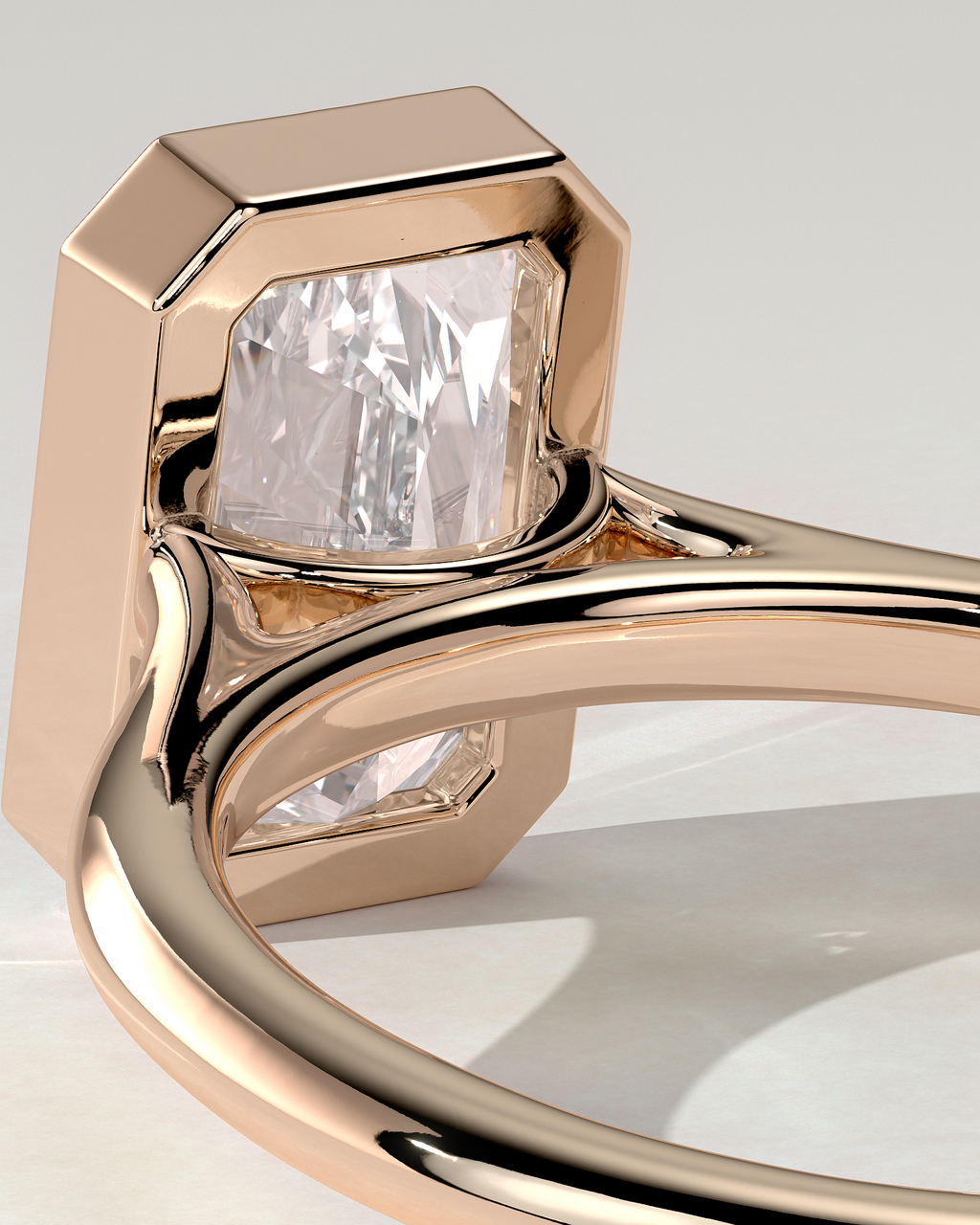 Zoe Bezel Round Ring