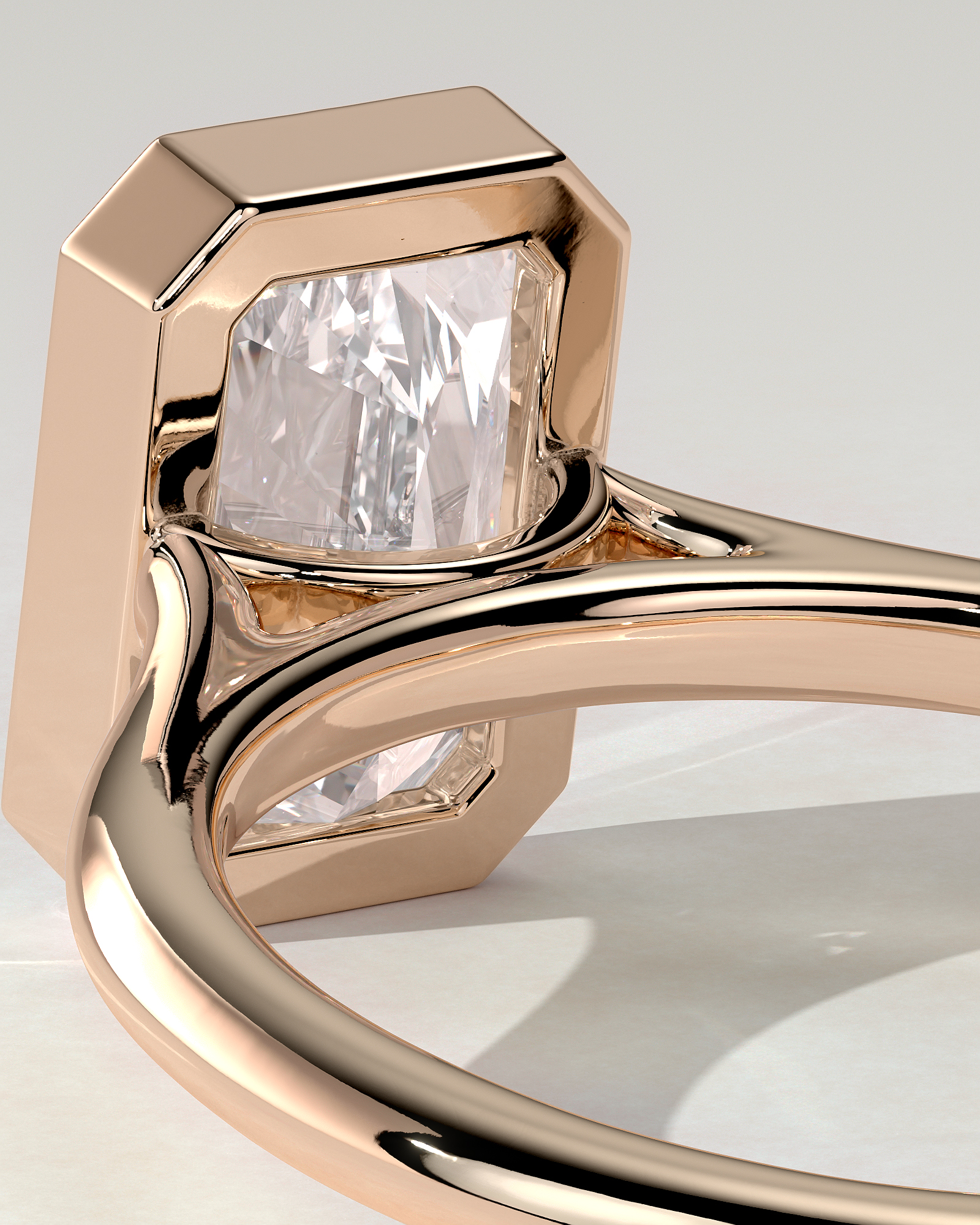 Zoe Bezel Round Ring