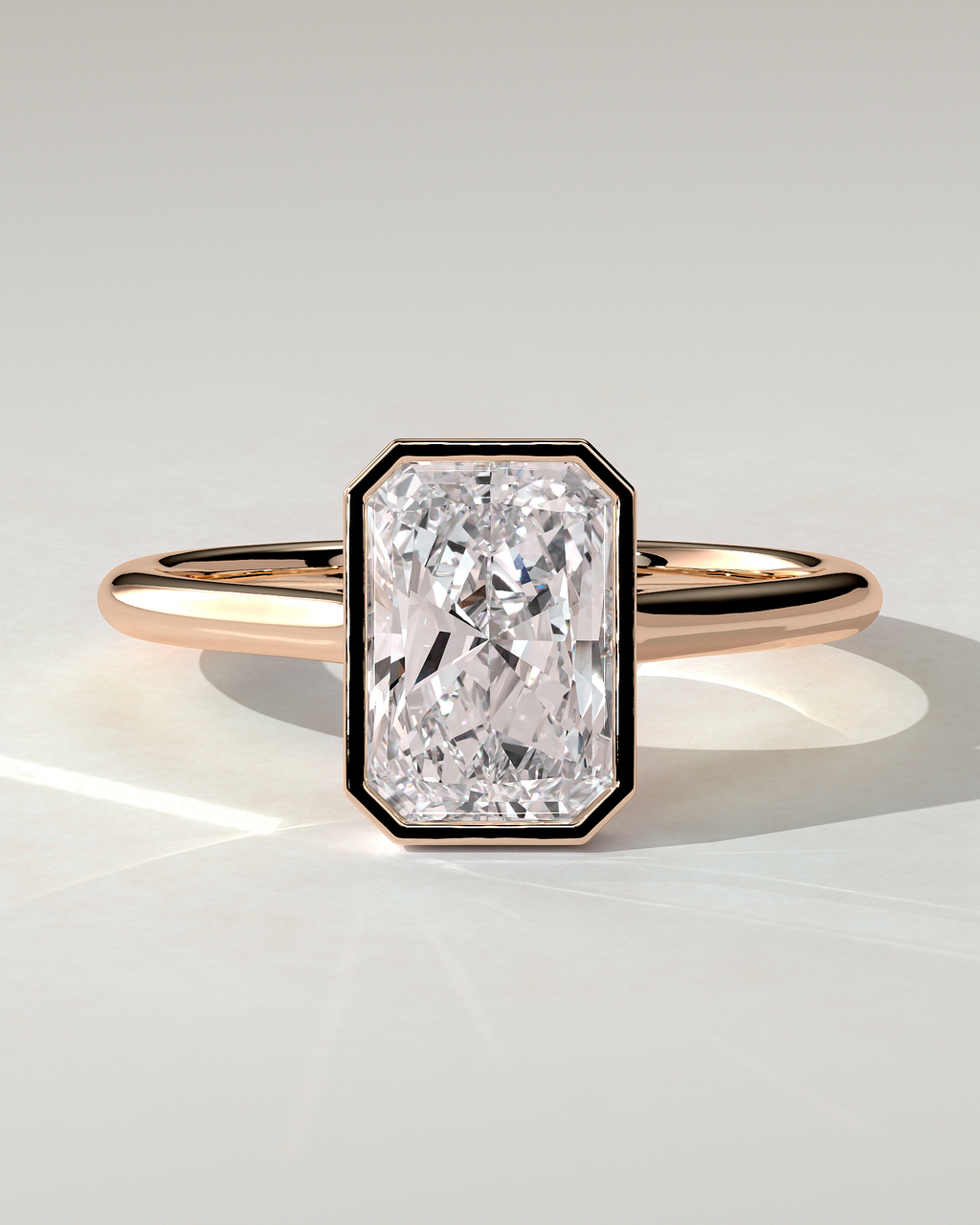 Zoe Bezel Round Ring