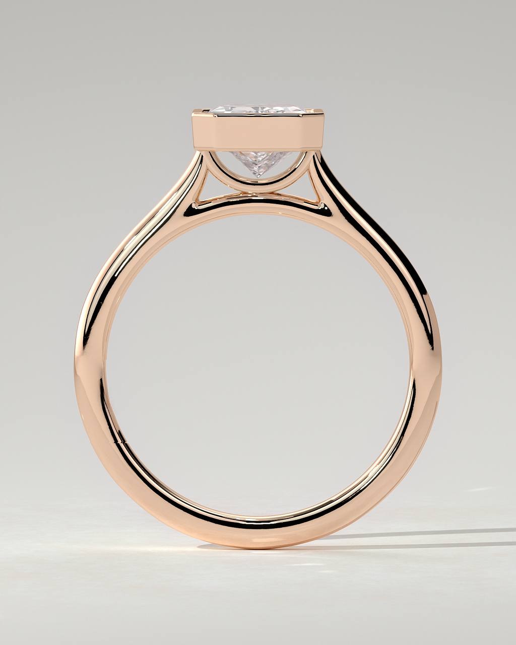 Zoe Bezel Round Ring