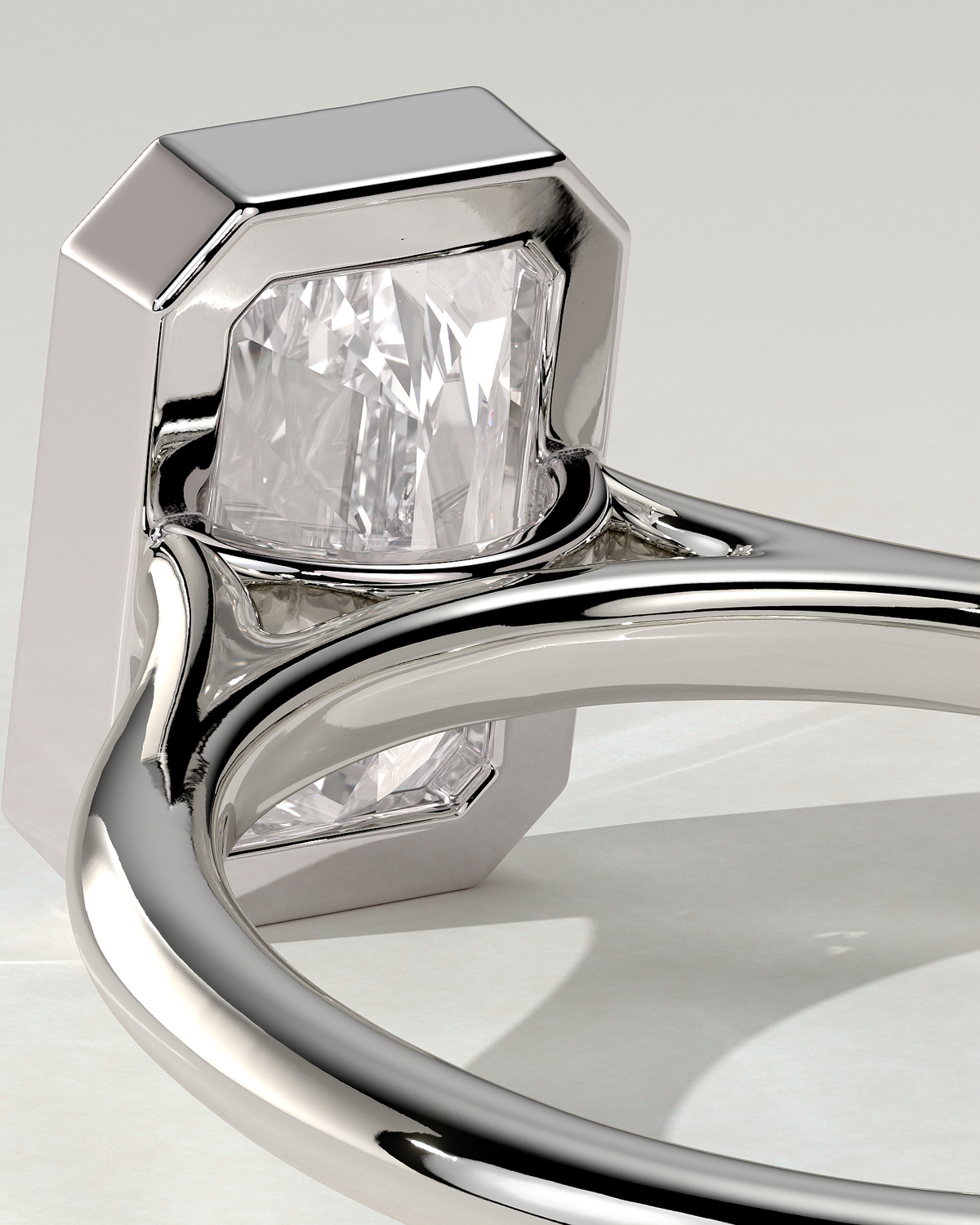 Zoe Bezel Round Ring