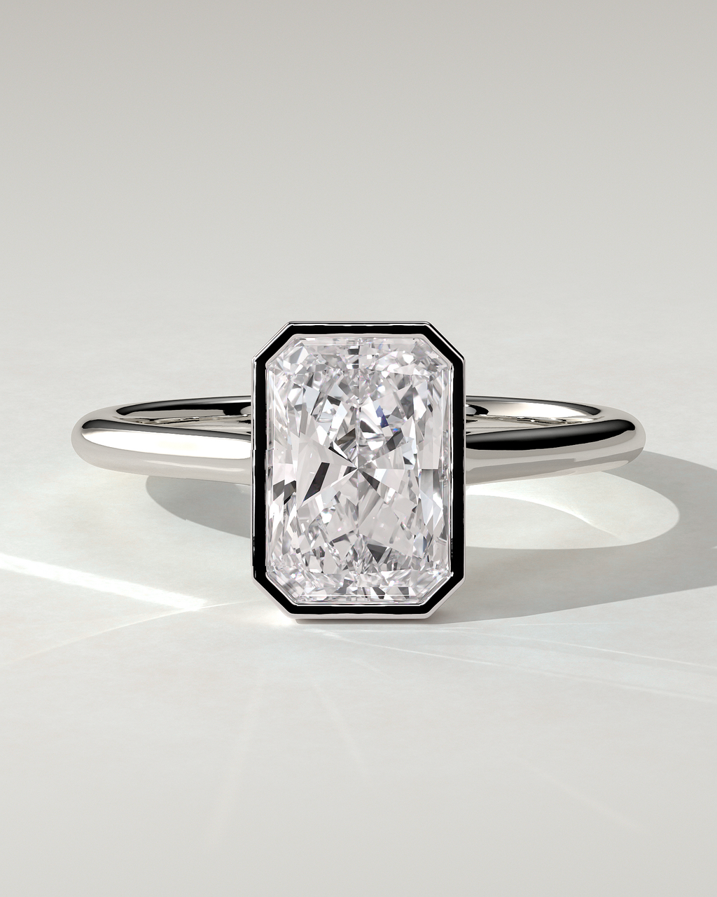 Zoe Bezel Round Ring