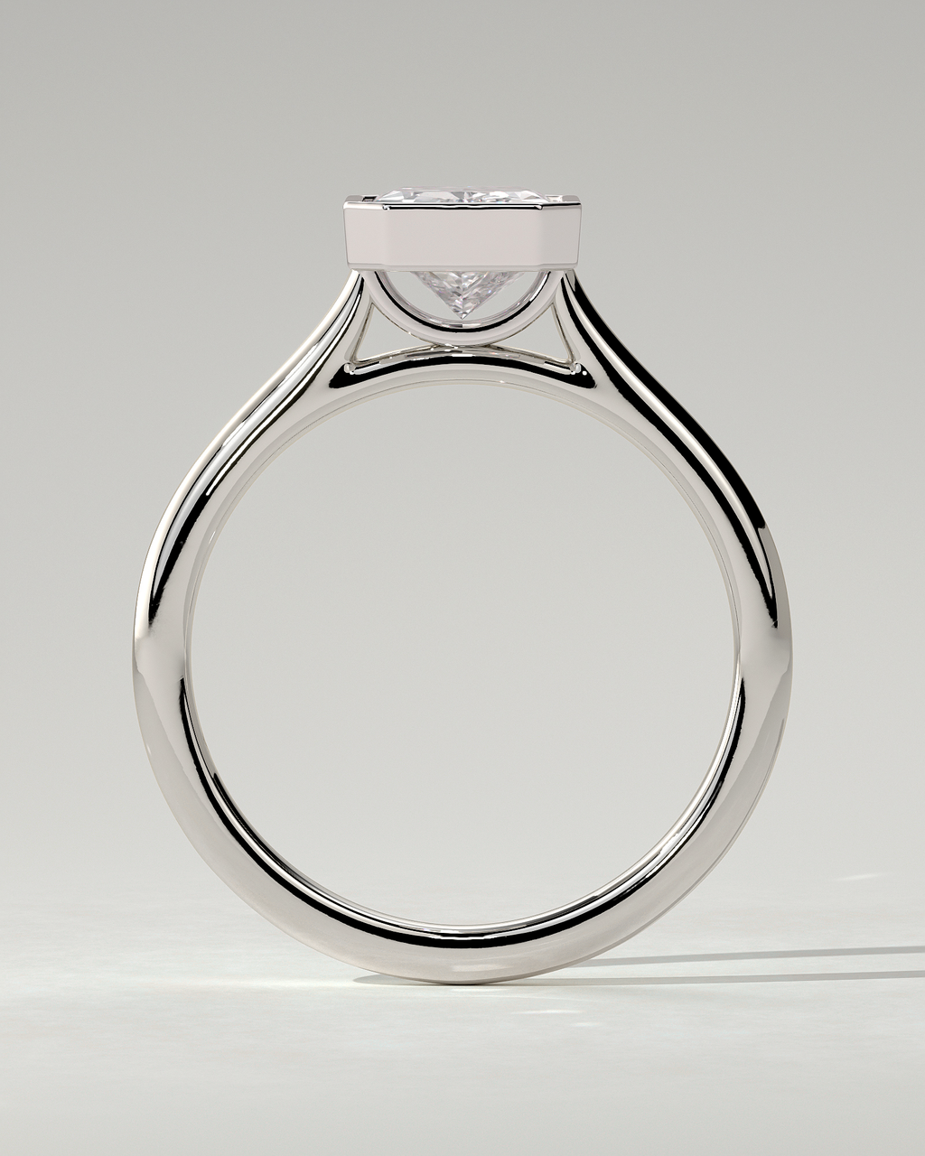 Zoe Bezel Round Ring