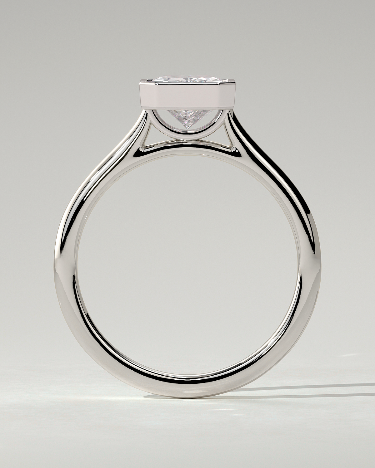Zoe Bezel Round Ring