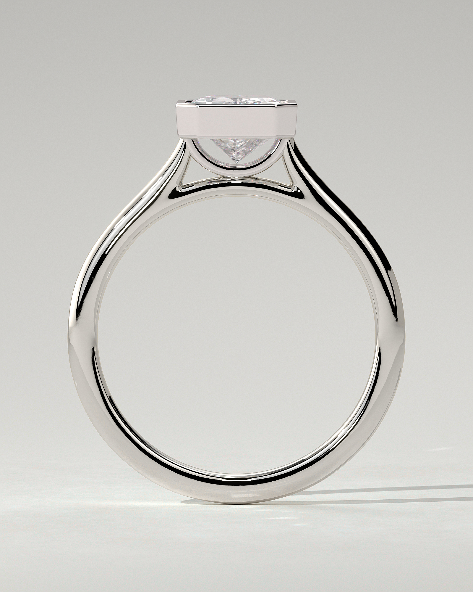 Zoe Bezel Round Ring