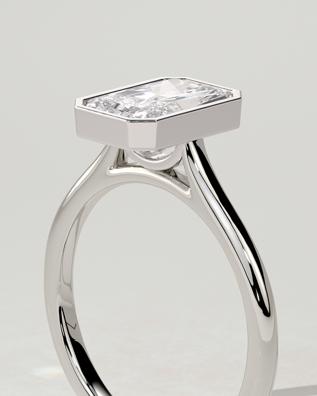 Zoe Bezel Round Ring