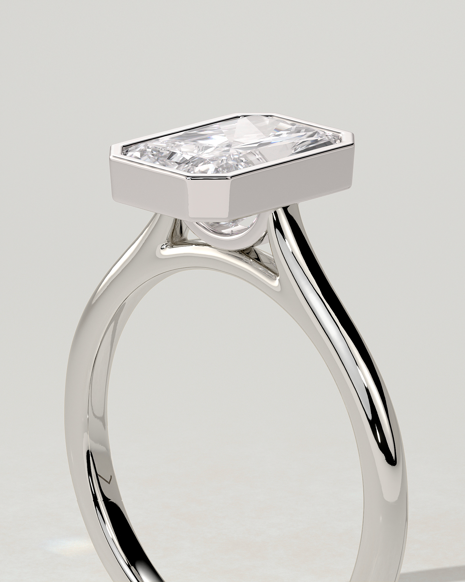 Zoe Bezel Round Ring