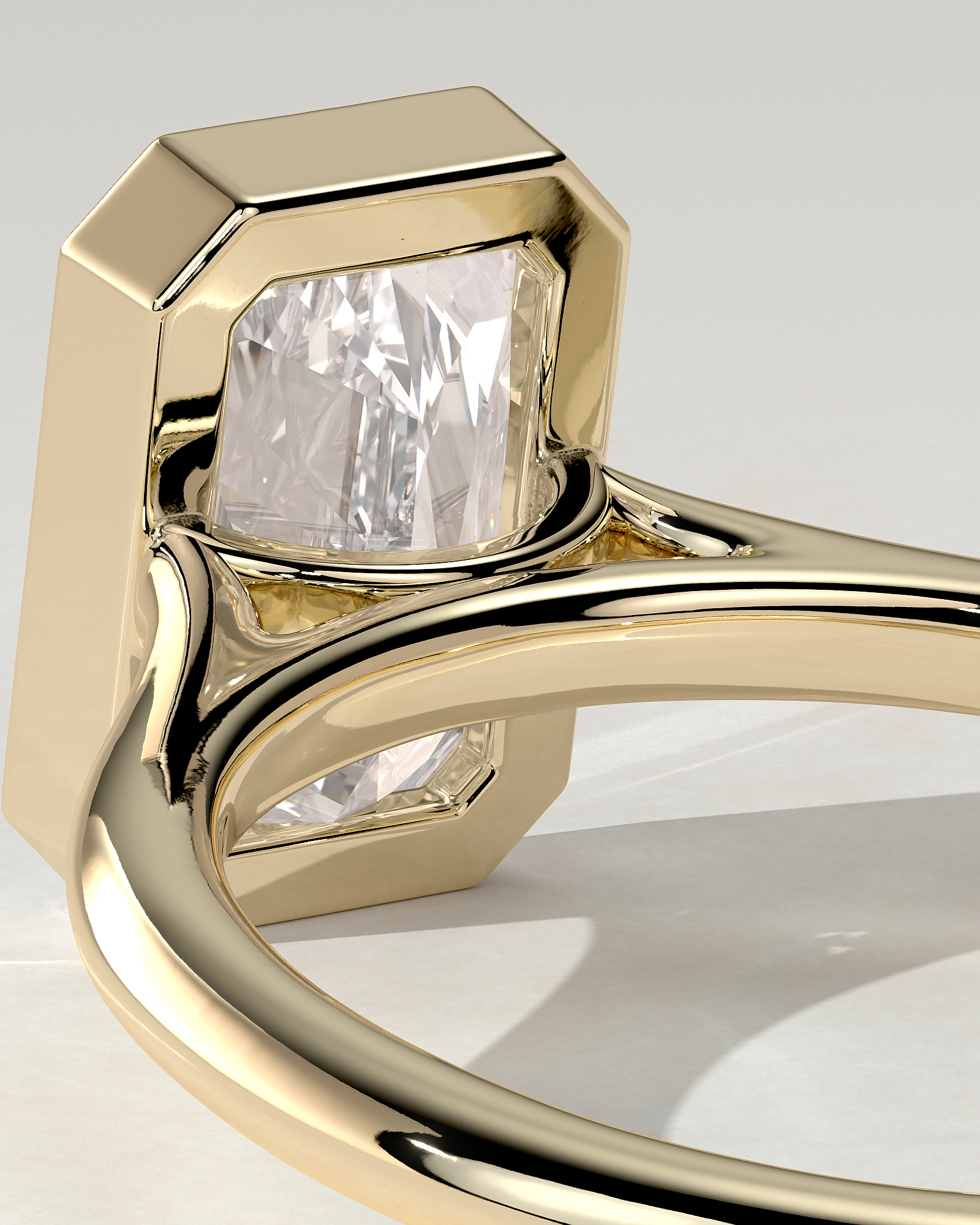 Zoe Bezel Round Ring