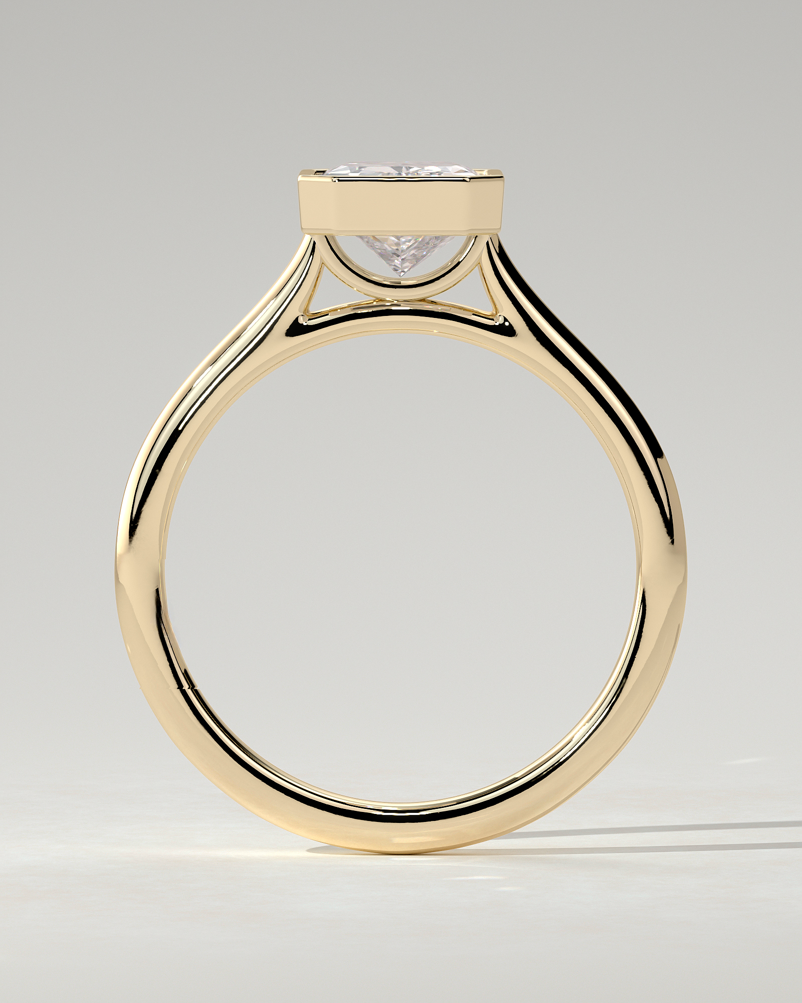 Zoe Bezel Round Ring