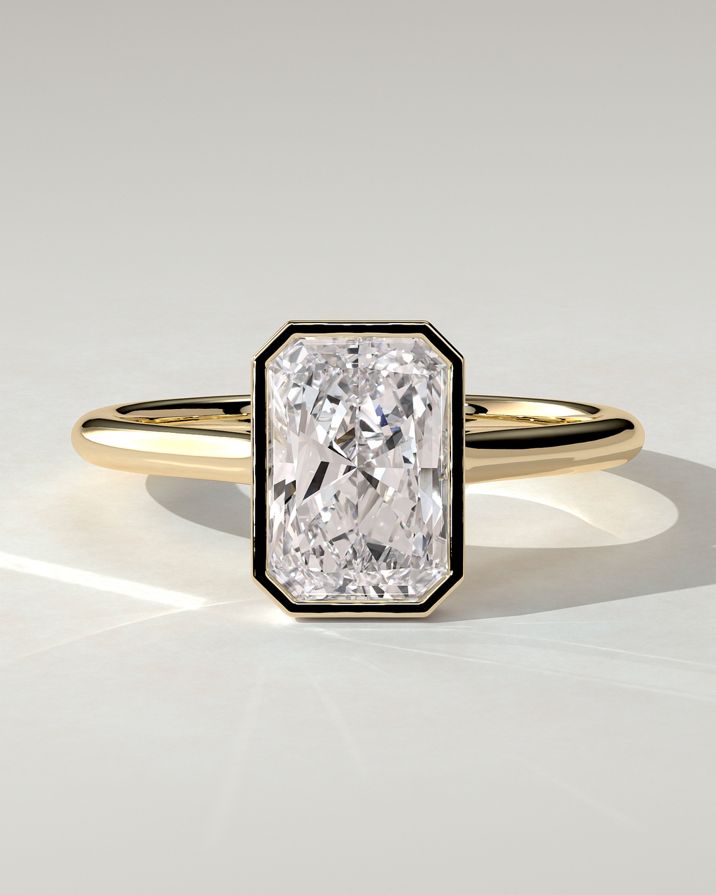 Zoe Bezel Round Ring