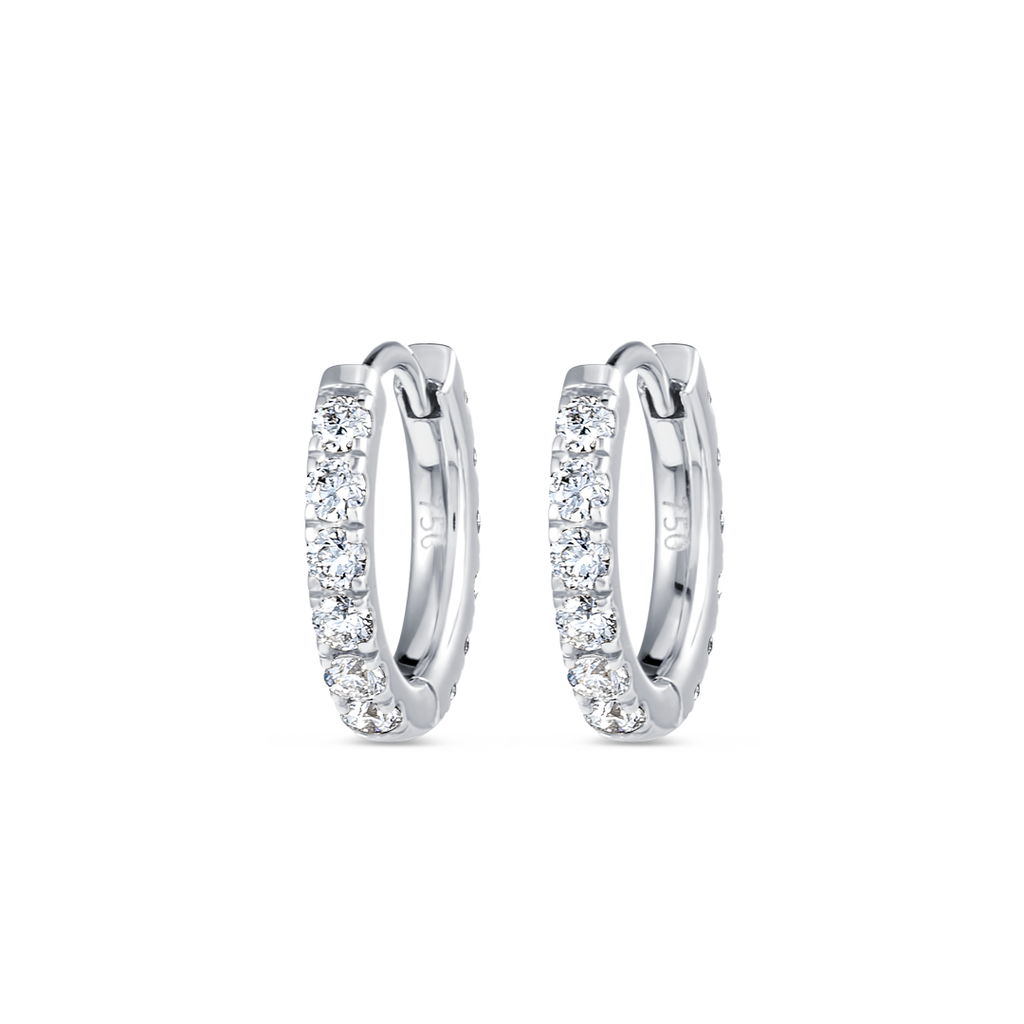 Majestic Diamond Earrings Grandeur - Small Diamond Huggie