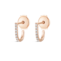 Serene Diamond Earrings Opulence - Petite Huggie Curl
