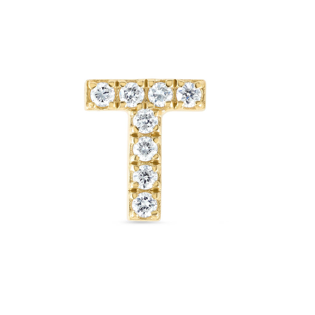 Luminous Diamond Earrings Heirloom - Letter