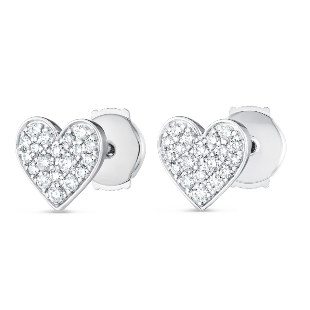 Majestic Diamond Earrings Radiance - Diamond Heart