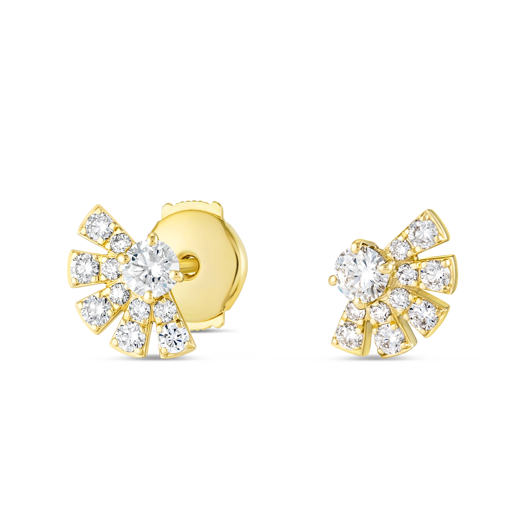 Timeless Diamond Earrings Allure - Diamond Sunrise