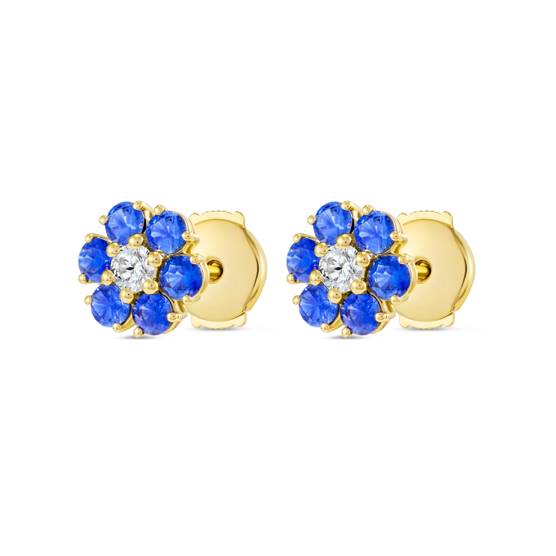 Majestic Diamond Earrings Illumination - Sri Lankan Ceylon