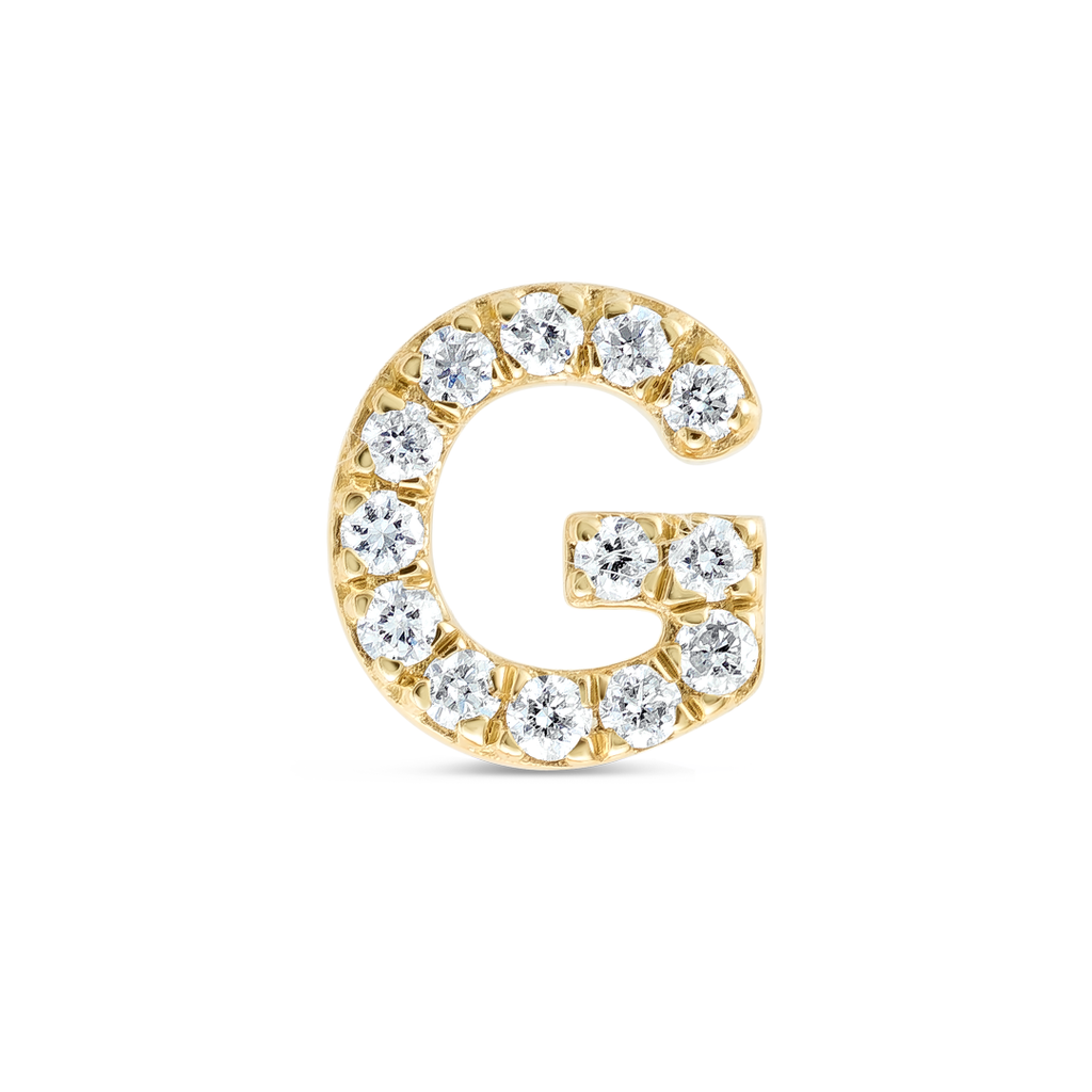 Aura Diamond Earrings Harmony - Letter