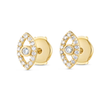 Royal Diamond Earrings Illumination - Evil Eye