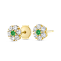 Infinite Diamond Earrings Elite - Colombian Emerald Diamond