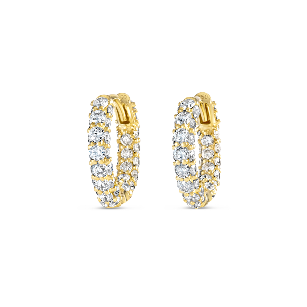 Regal Diamond Earrings Grace - Iced Out Mini