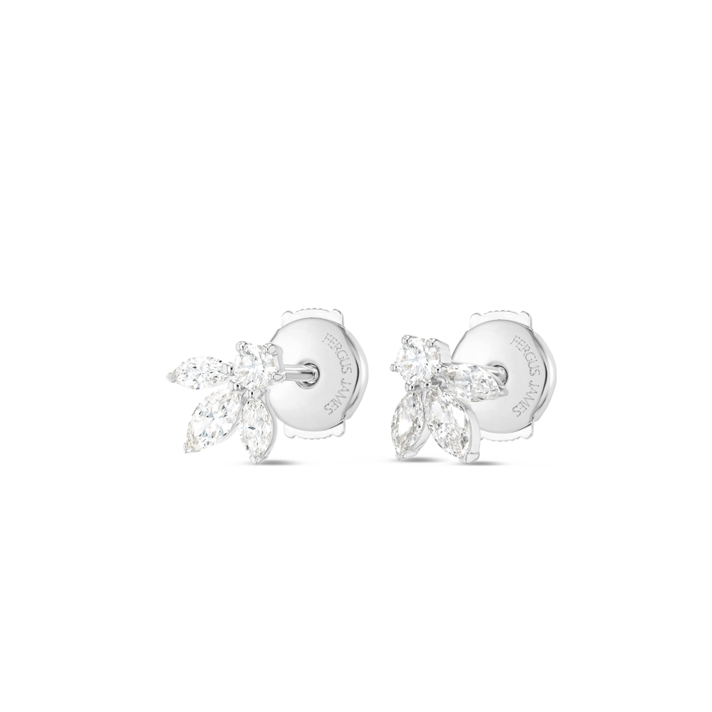 Ethereal Diamond Earrings Heirloom - Pixie Wing Diamond
