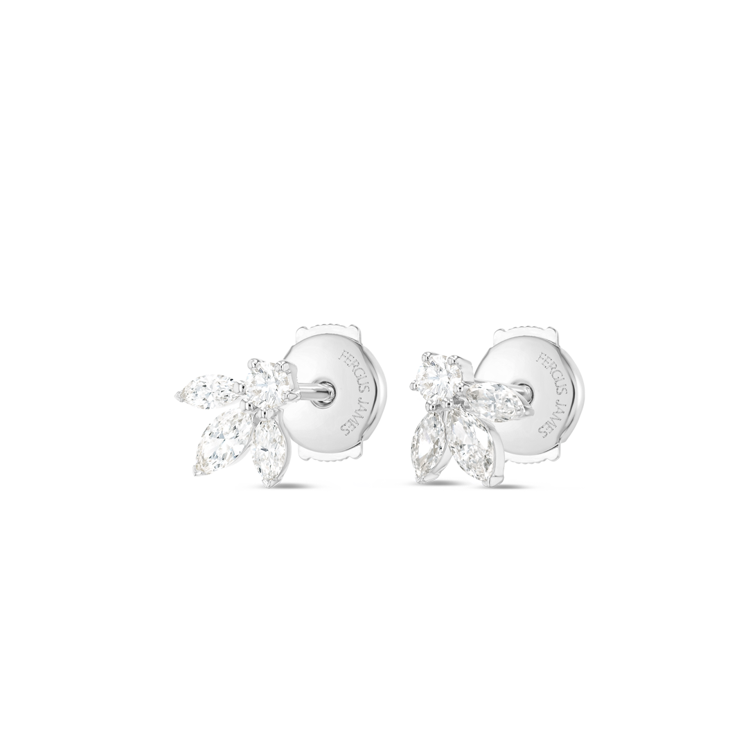 Ethereal Diamond Earrings Heirloom - Pixie Wing Diamond