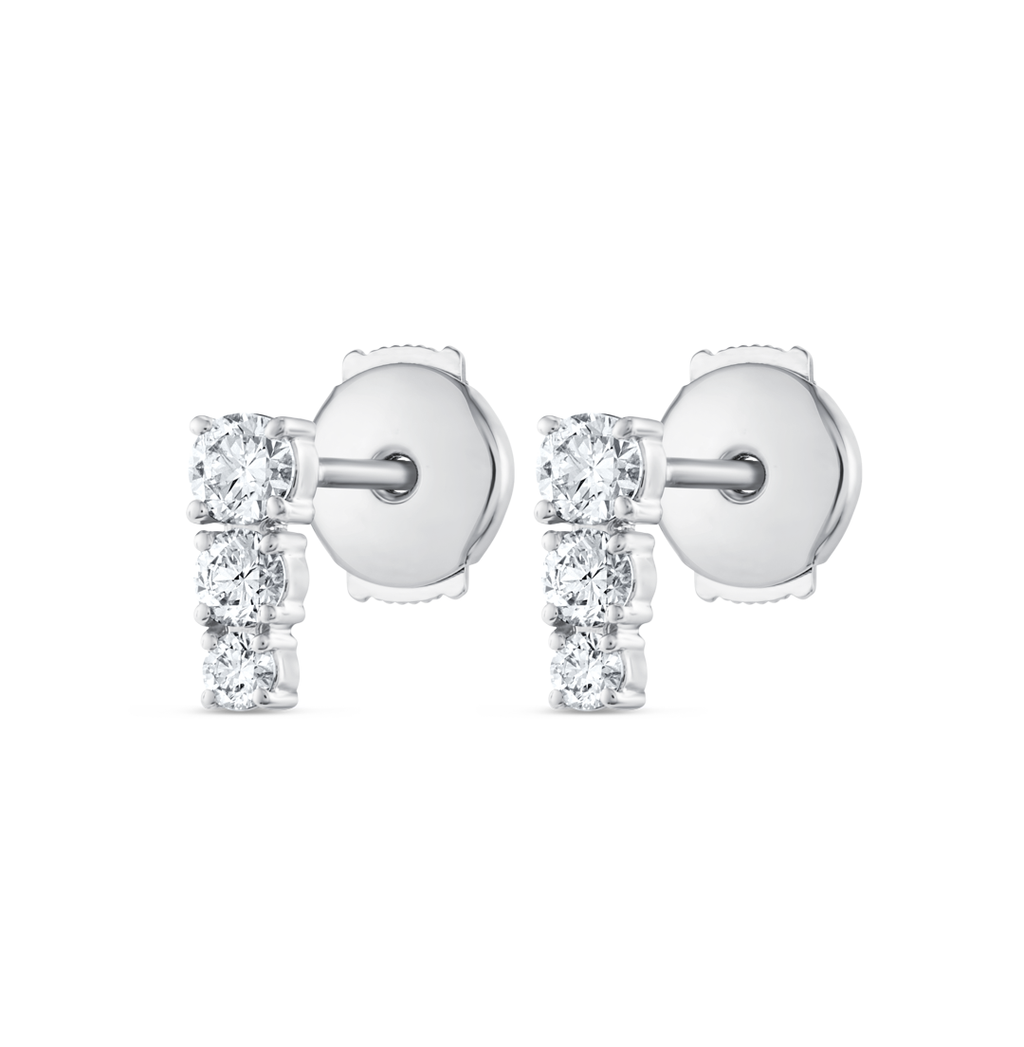 Infinite Diamond Earrings Heirloom - Petite Trio Diamond