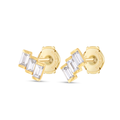 Aura Diamond Earrings Grace - Ladder Baguette Stair