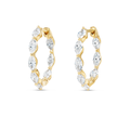 Majestic Diamond Earrings Legacy - Marquise Diamond Hoop
