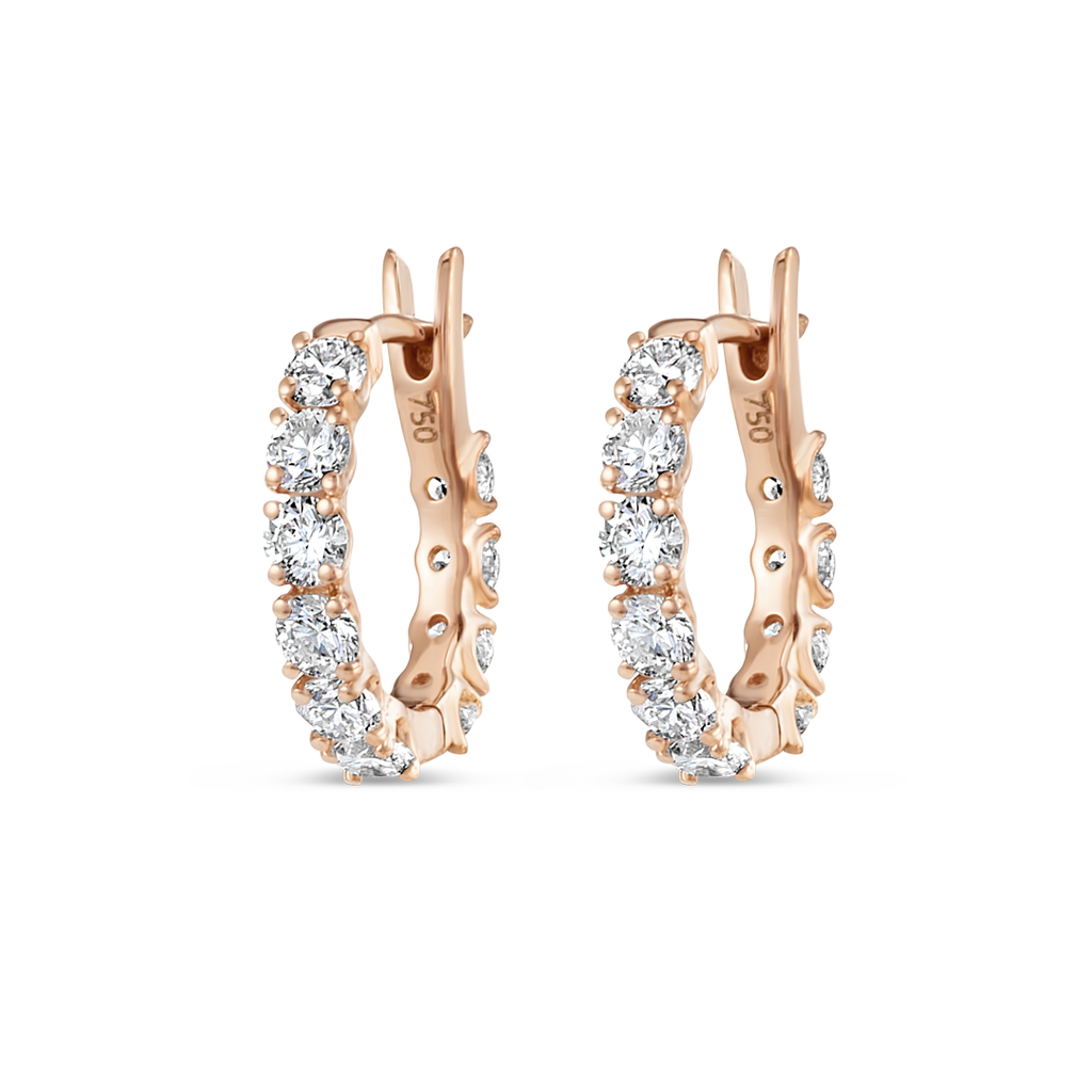 Sovereign Diamond Earrings Radiance - Mini Diamond Hoop