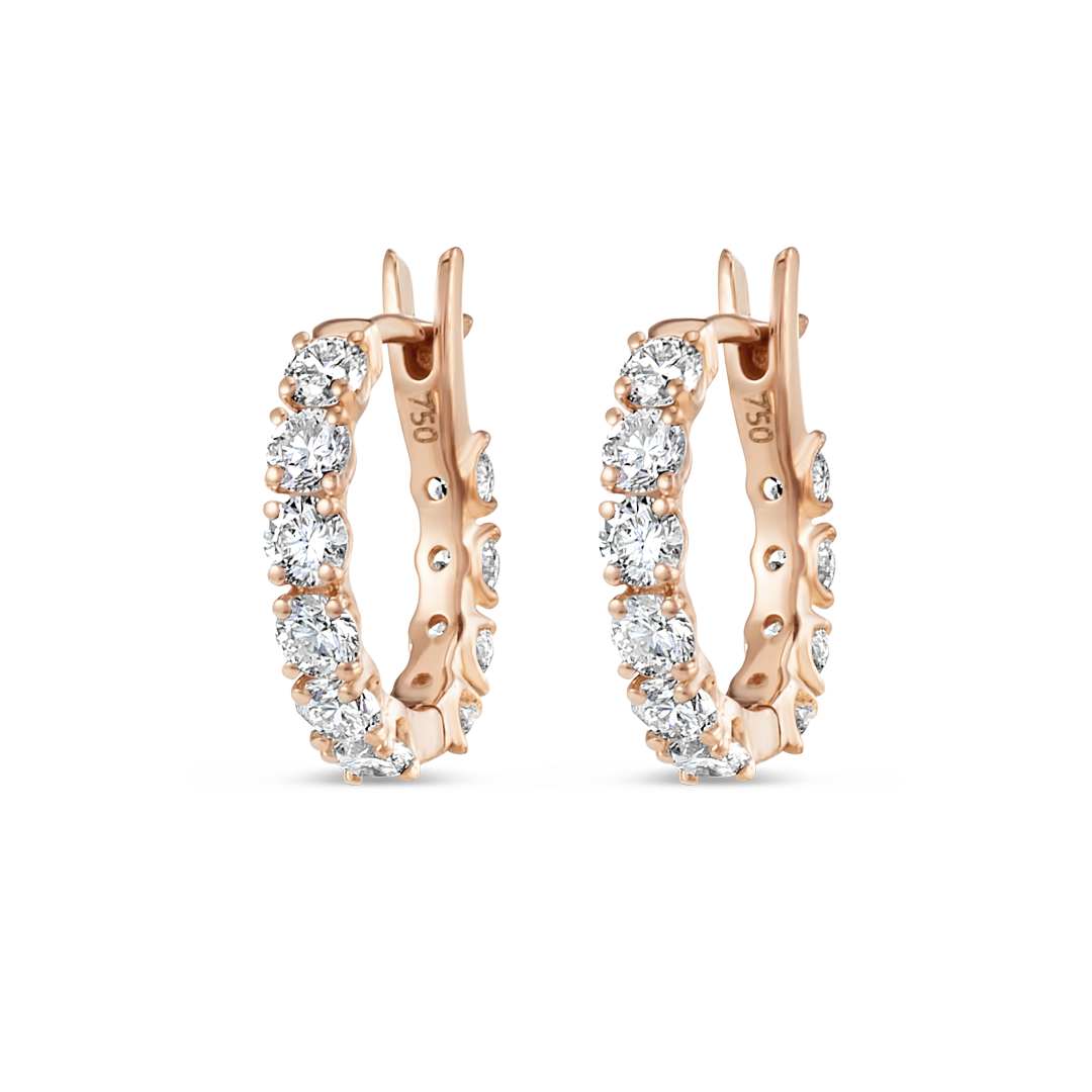 Sovereign Diamond Earrings Radiance - Mini Diamond Hoop