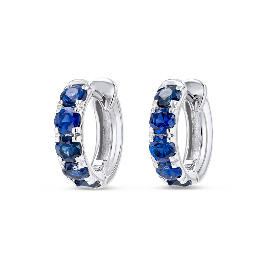 Eternal Diamond Earrings Radiance - Blue Sapphire Classic