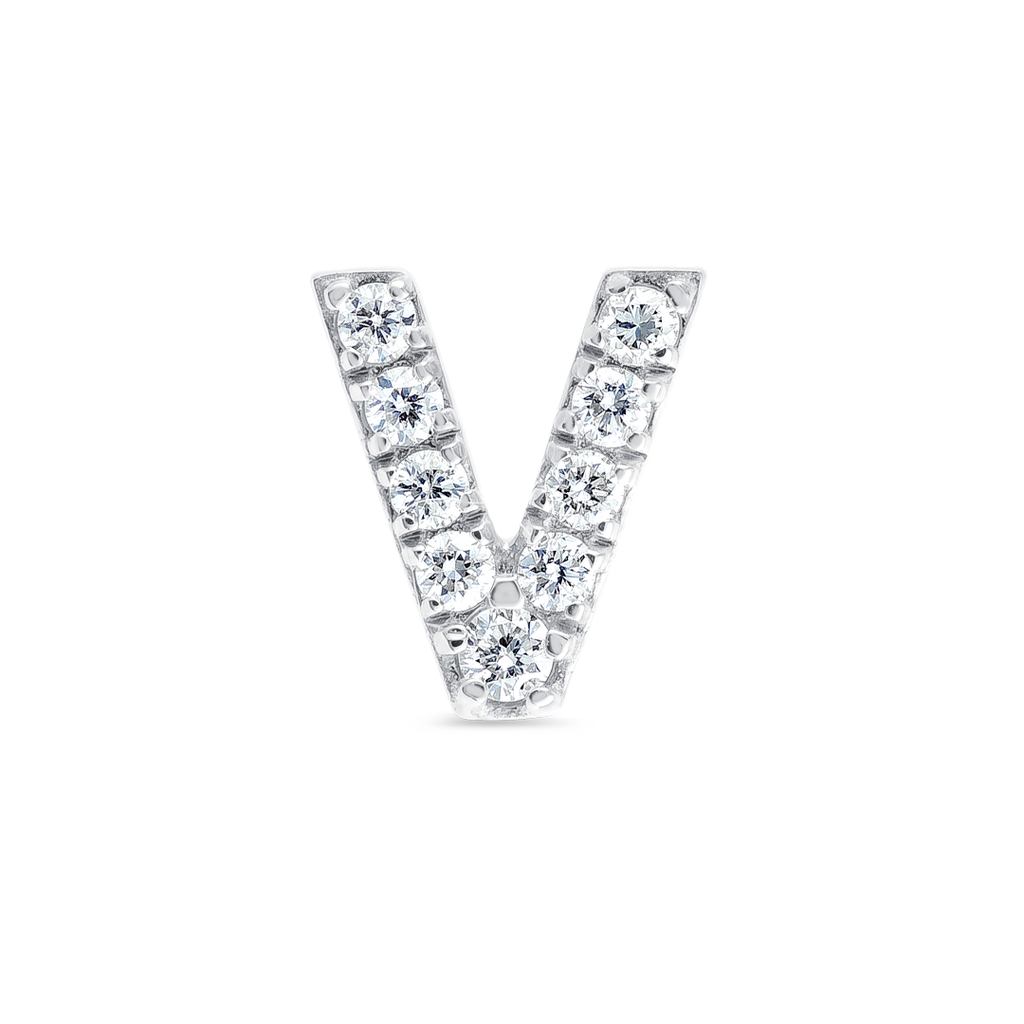 Sovereign Diamond Earrings Essence - Letter