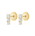 Sovereign Diamond Earrings Illumination - Petite Trio Diamond