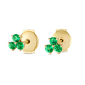 Eternal Diamond Earrings Grace - Trio Cluster Emerald