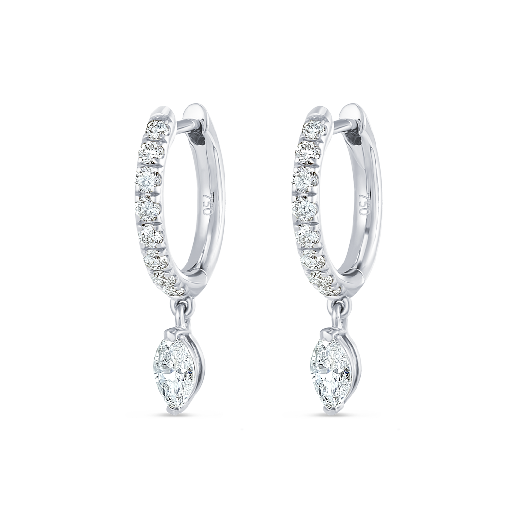 Eternal Diamond Earrings Illumination - Marquise Diamond Drop