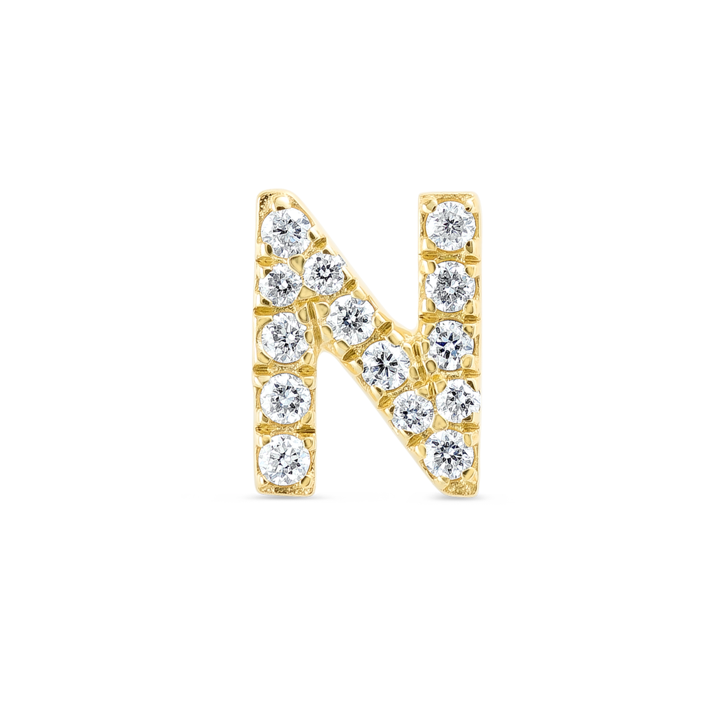 Ethereal Diamond Earrings Essence - Letter