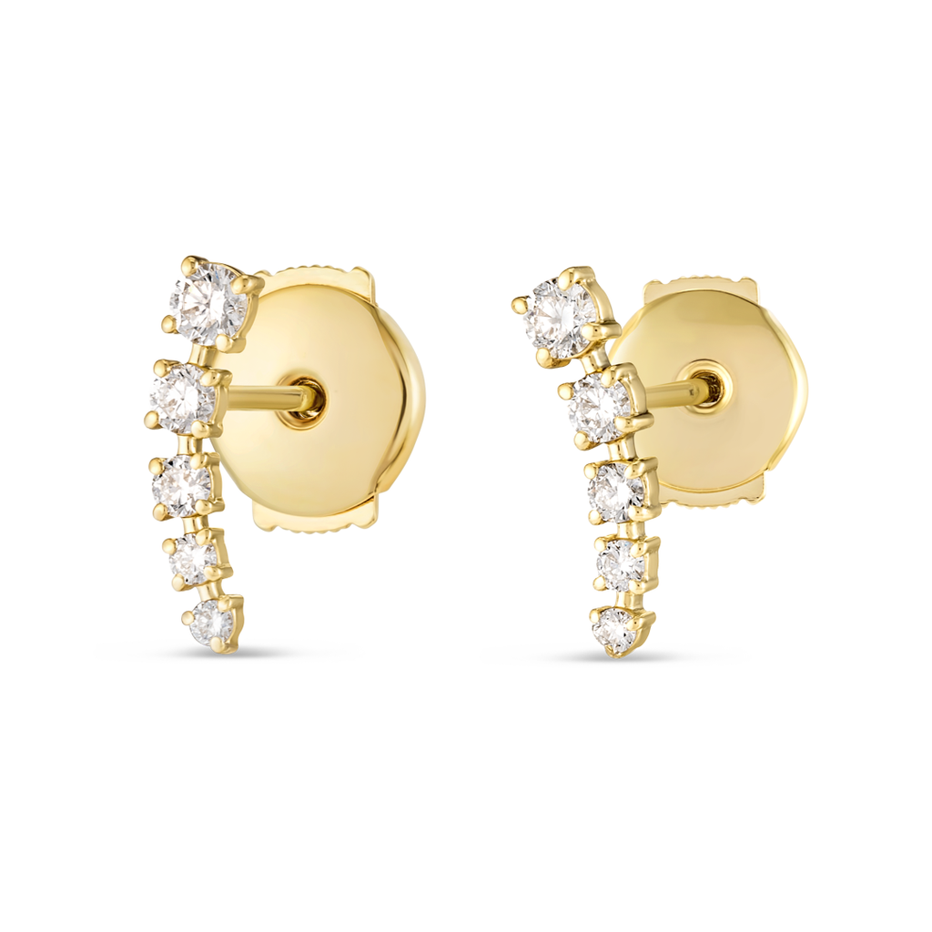 Sovereign Diamond Earrings Radiance - Half Moon Diamond
