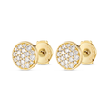 Celestial Diamond Earrings Harmony - Diamond Disc