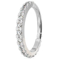 Luminous Ear Piercing Elegance - Cubic Zirconia Infinity
