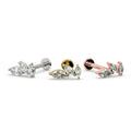 Majestic Ear Piercing Grandeur - Marquise Diamond Cascade