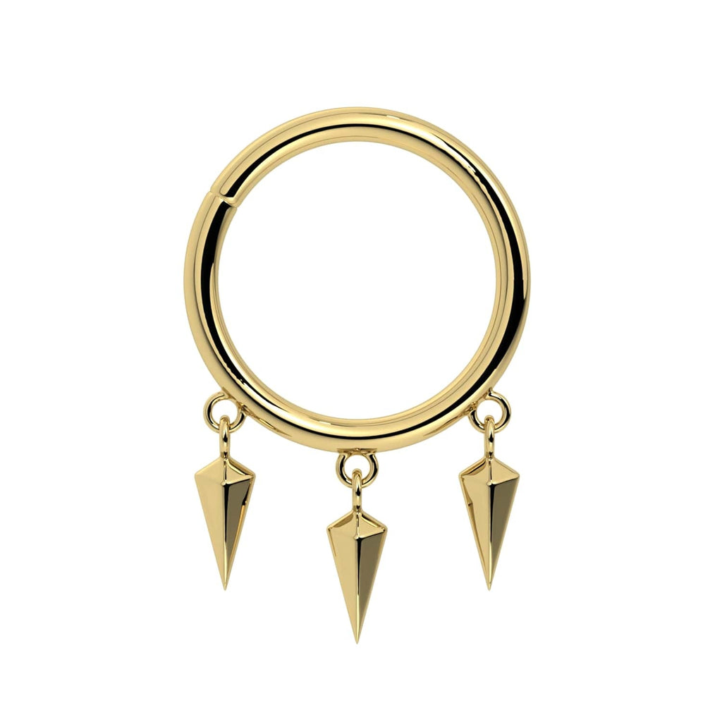 Serene Ear Piercing Opulence - Triple Spike Dangle
