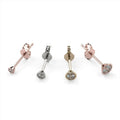 Ethereal Ear Piercing Opulence - Tiny Diamond Low-Profile