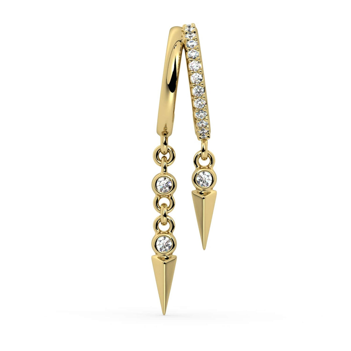 Serene Ear Piercing Harmony - Vera Diamond Cuff