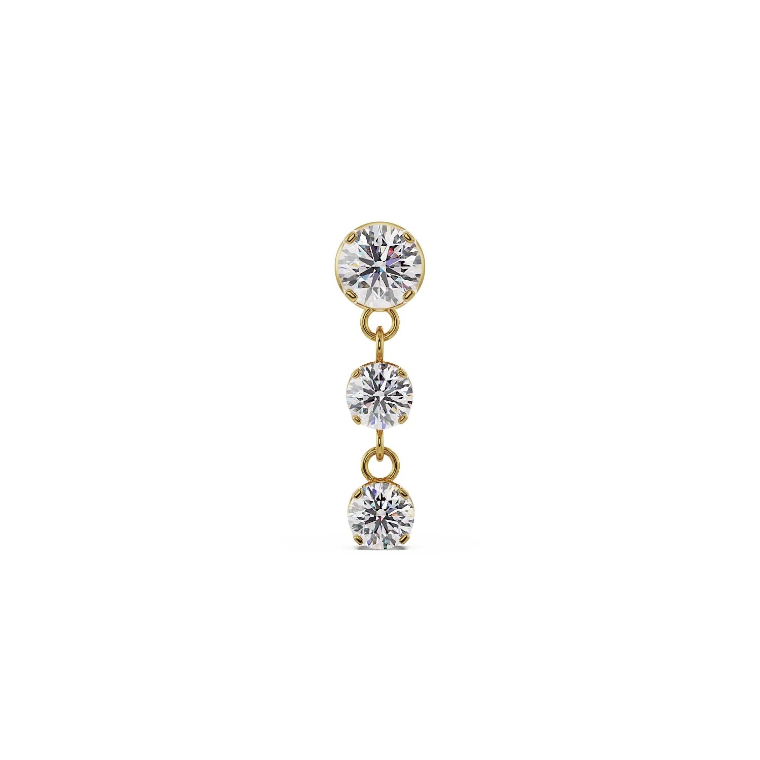 Royal Ear Piercing Opulence - Trinity Drop Ear