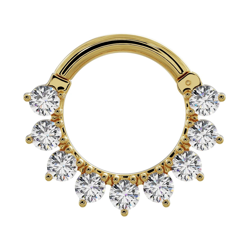 Royal Ear Piercing Allure - Cubic Zirconia Petal