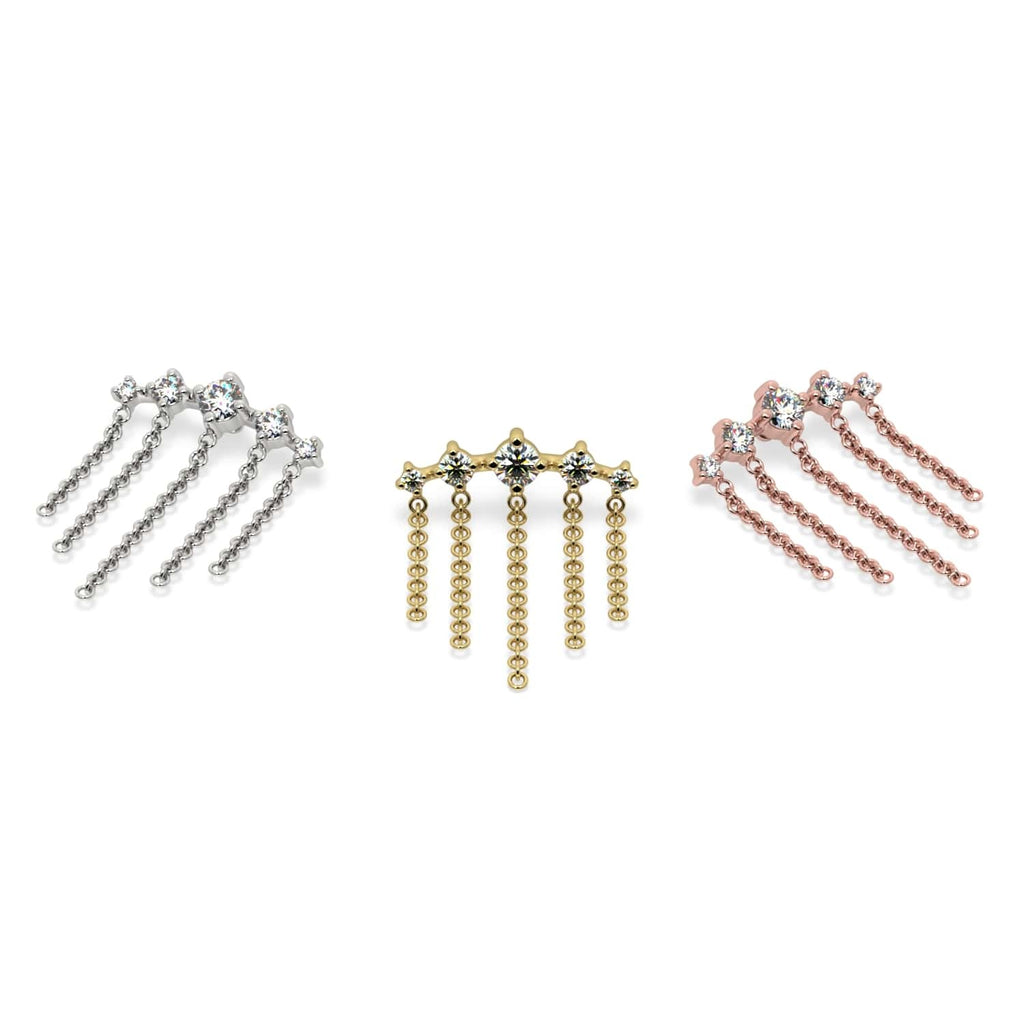 Regal Ear Piercing Opulence - Evenfall Dangle Lobe