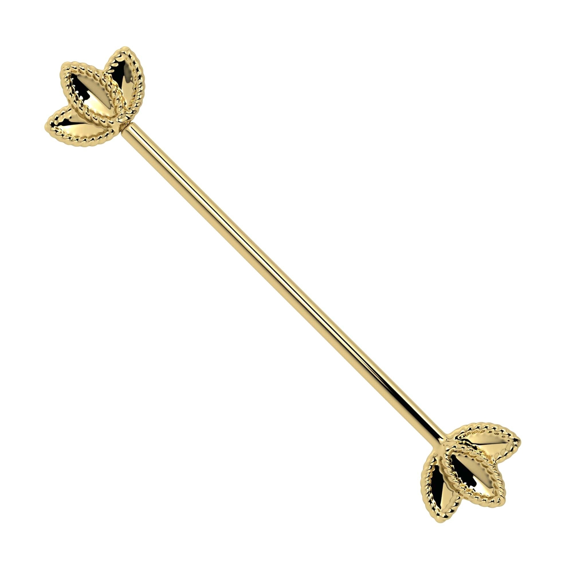Royal Ear Piercing Heirloom - Golden Lotus Industrial