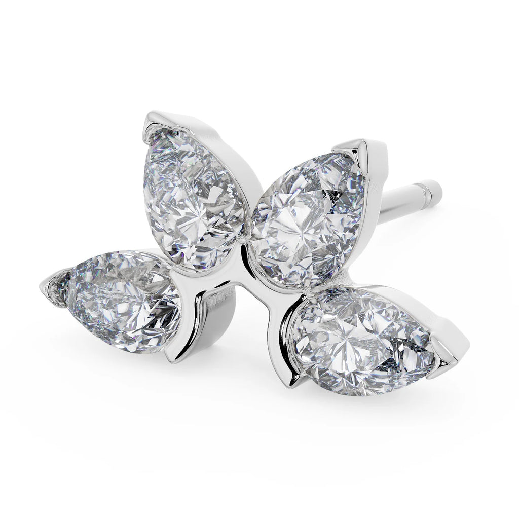 Aura Ear Piercing Legacy - Pear Fan Diamond