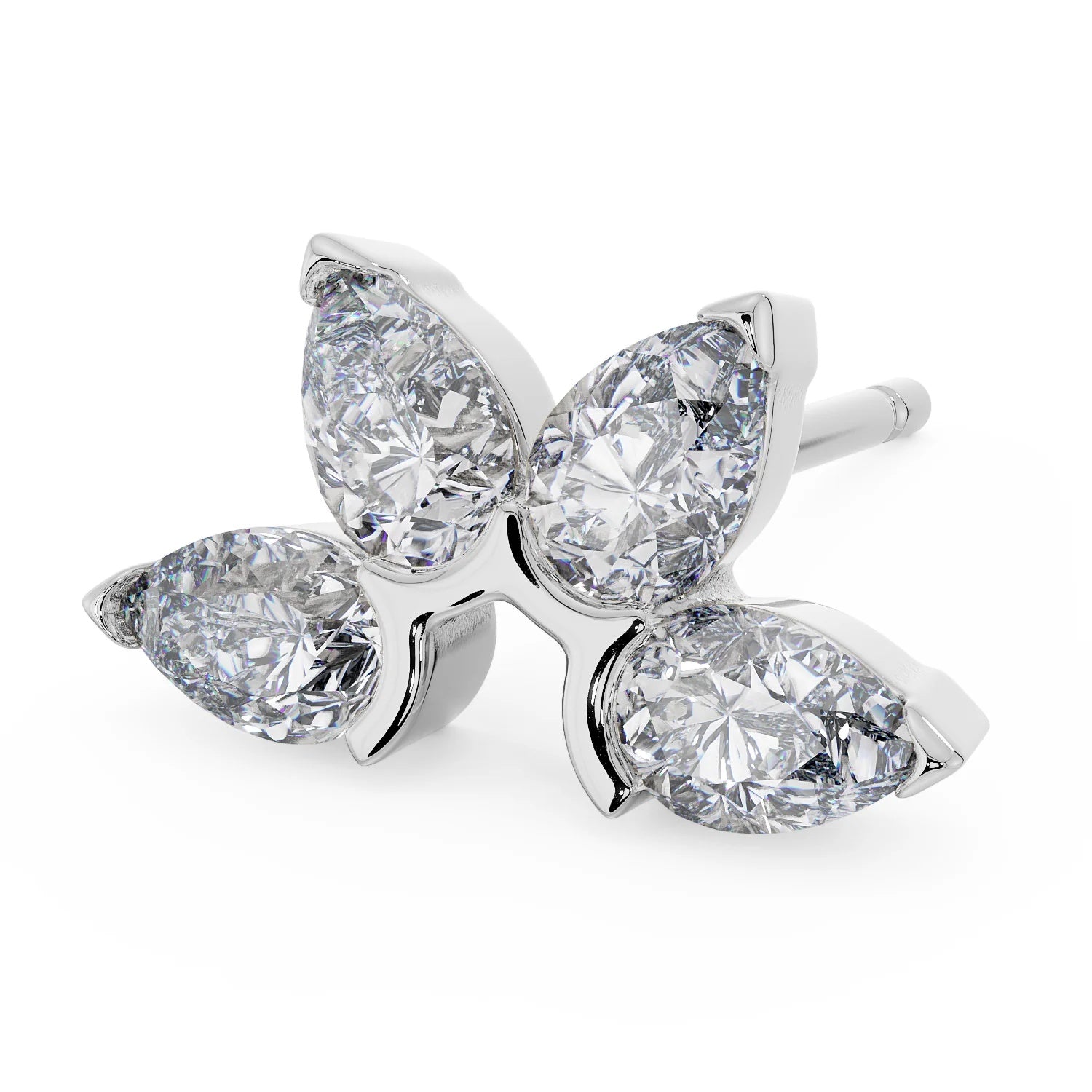 Aura Ear Piercing Legacy - Pear Fan Diamond